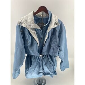 Current Scene Women's Blue Lightweight Casual Jacket Size S